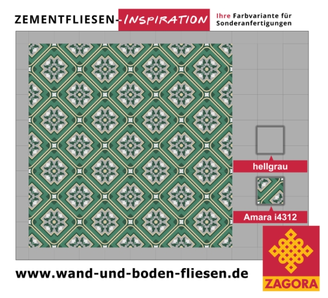 Zementfliesen-Inspiration_Amara i4312_grün-hellgrau-weiß-Plan