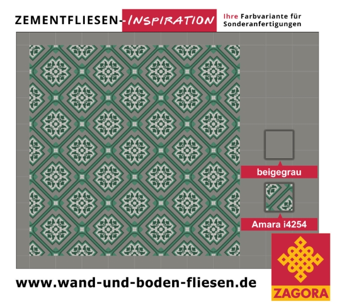 Zementfliesen-Inspiration_Amara i4254_grün-graubeige-Plan